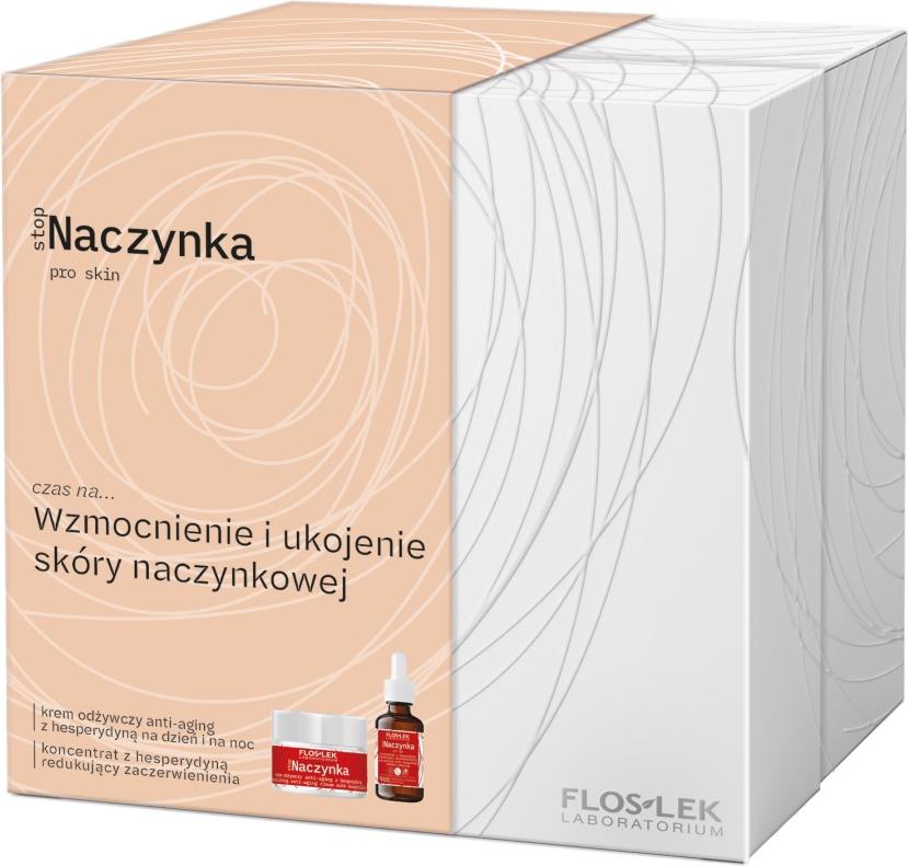 Floslekset Floslek stopNaczynka Pflege-Set: Hesperidin Konzentrat & Anti-Aging Nährcreme für empfindliche Haut