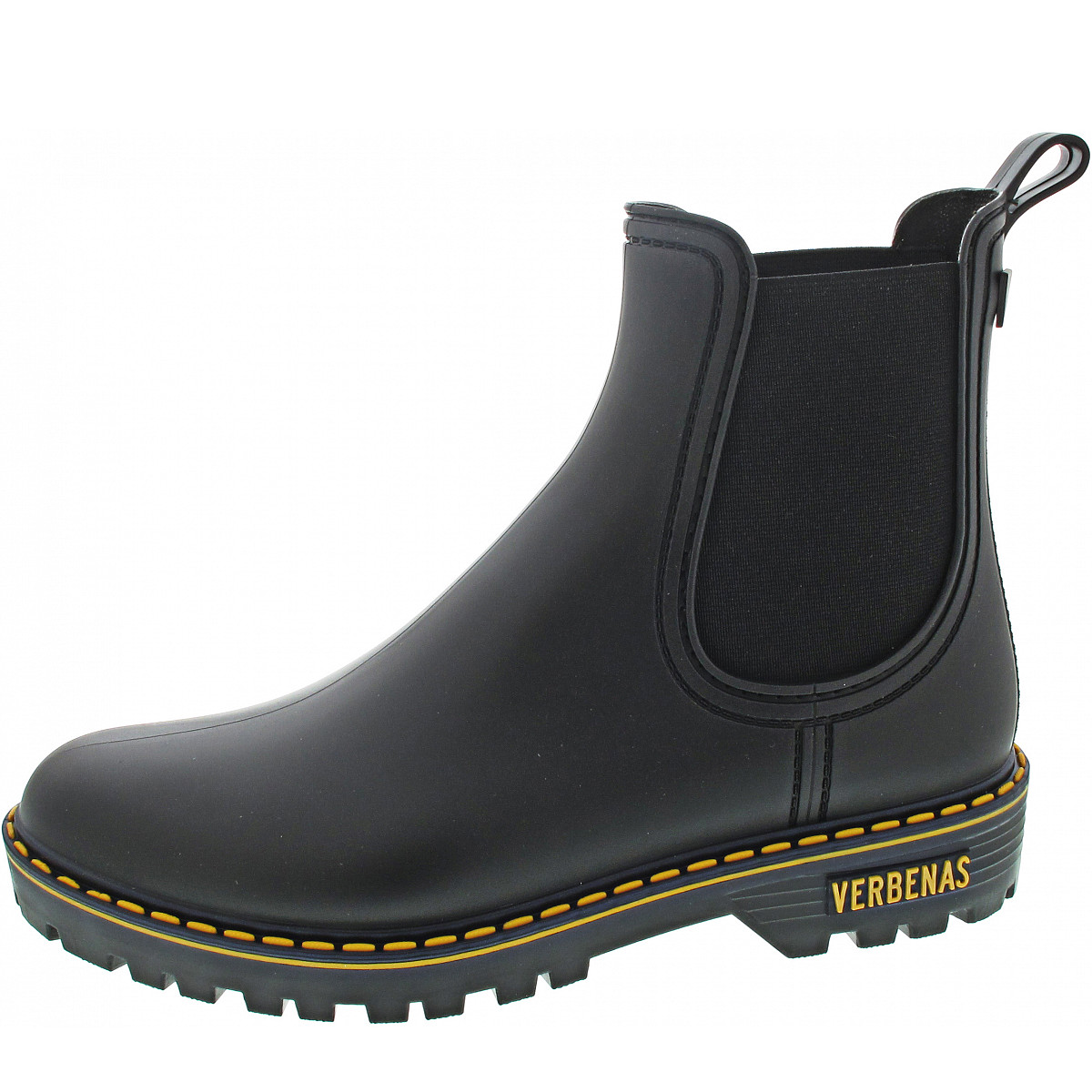 VERBENAS Damen Gummistiefel LUA MATE - Schwarz Mit Fellfutter