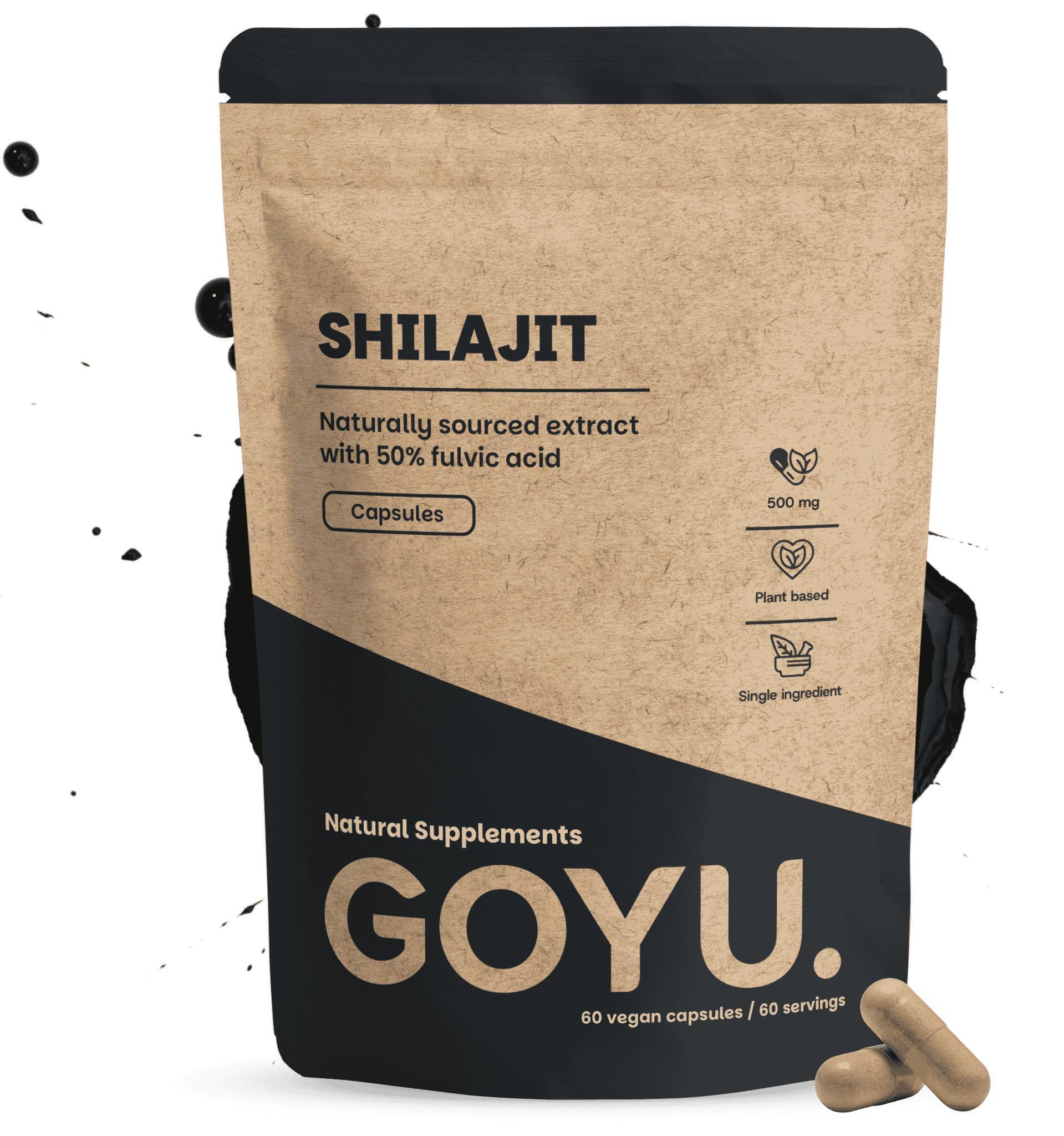 GOYU Shilajit Extract (50%) Kapseln 500 mg CUSHIL60CAP