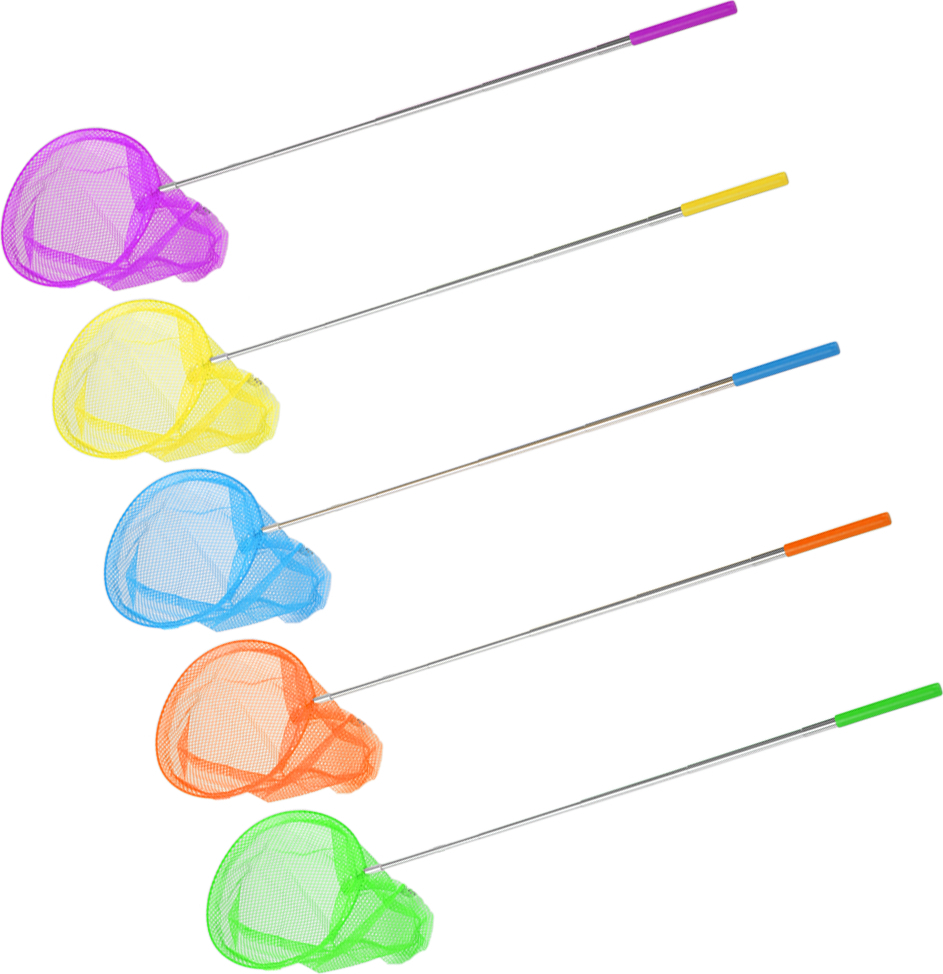Lixada 5er Pack Teleskop-Schmetterlingsnetz Kinder Angeln Landungsnetze Insektenfangnetz