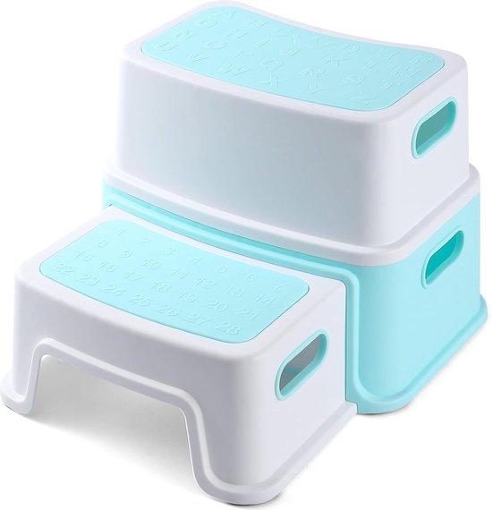 OEM Kinderleiter, Kinderleiter für Badezimmer, 2 Ebenen, Kinderleiter für Waschbecken und Toilette, leichte Kinderleiter mit Anti-Slip-Fußsohle 2026