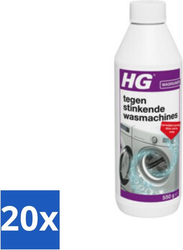 HG gegen stinkende Waschmaschinen 550 g - Vorteilspack - 20 Stücke 8721420