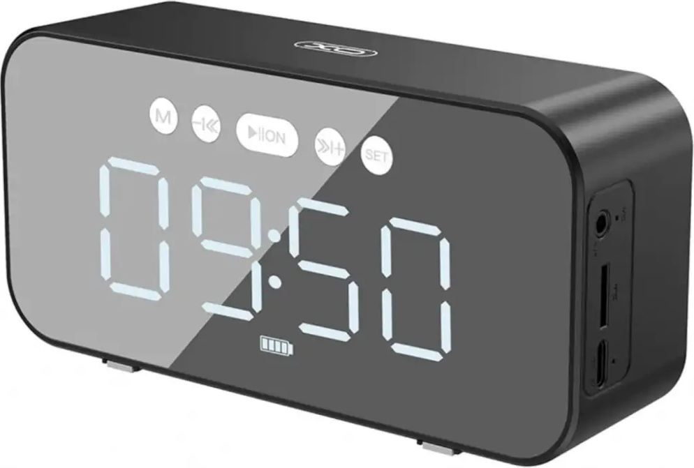 Rádiom riadené hodiny XO F41 zrkadlové hodiny Bluetooth