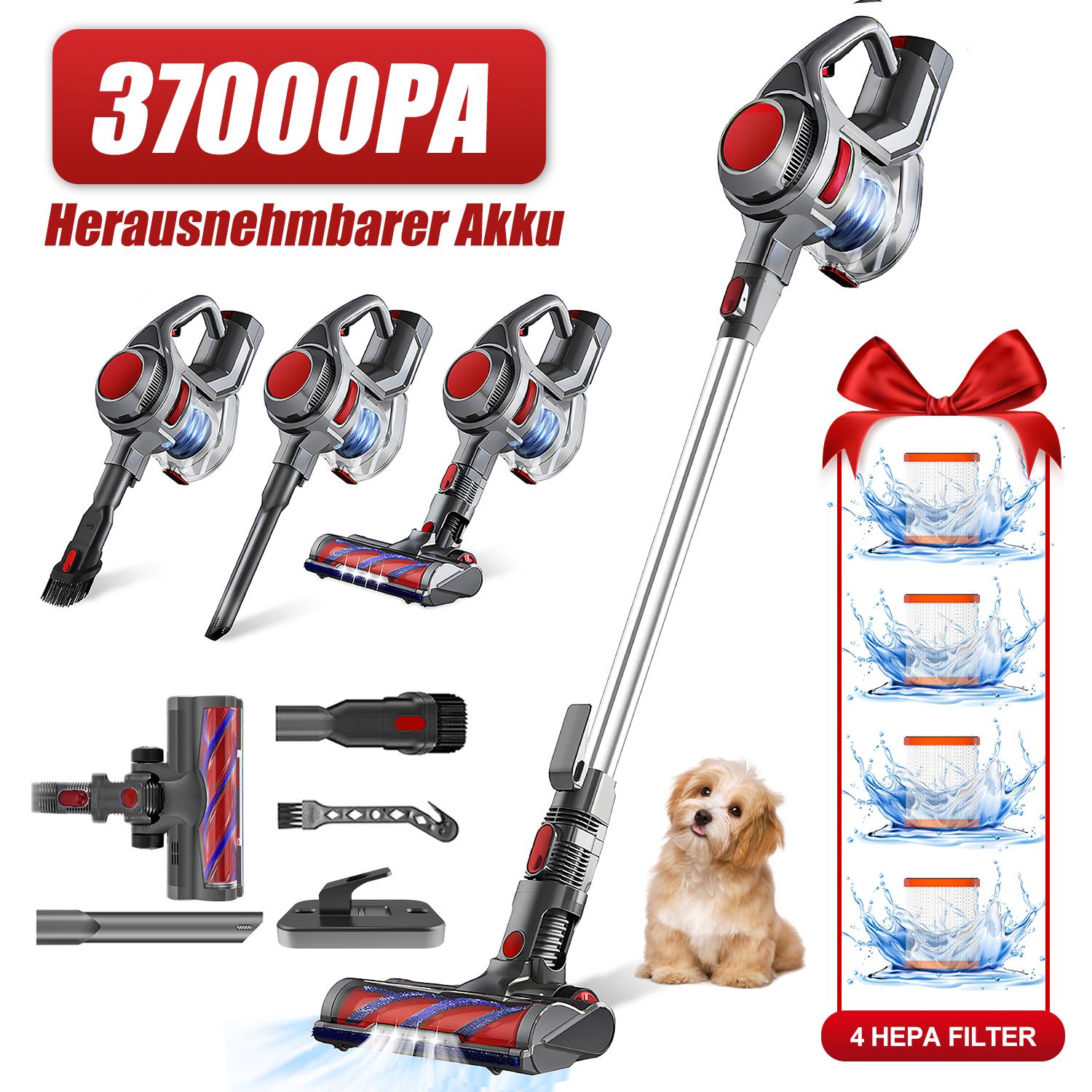 EVARY Akku Handstaubsauger Mit 9500Pa Saugkraft – Kabelloser Nass/Trockensauger Für Auto & Matratzen