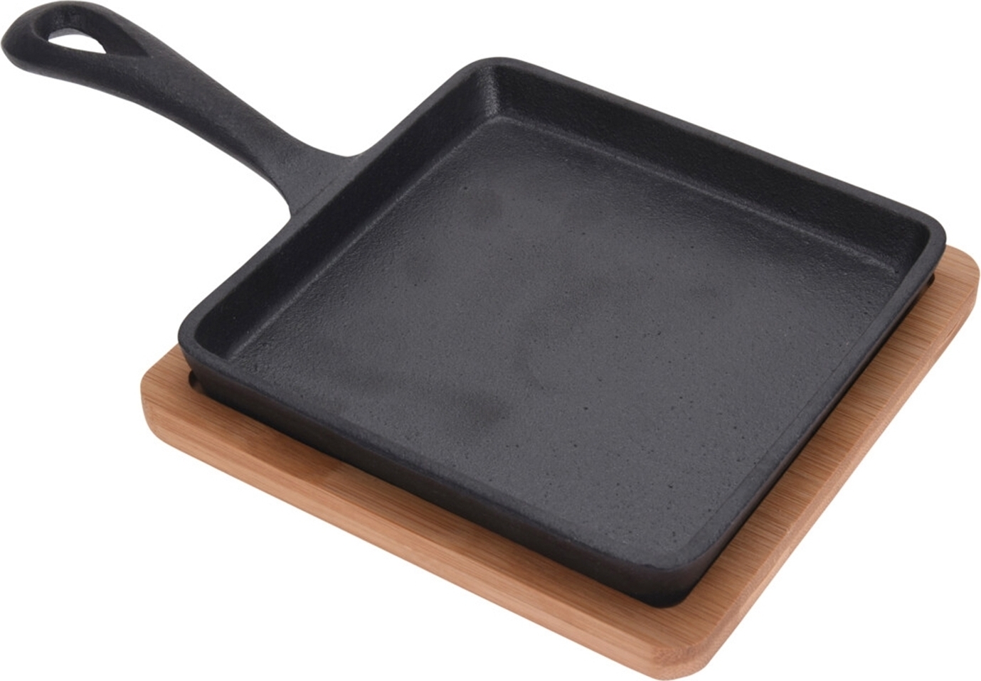 Tapasteller/Eisenpfanne mit Holzbrett neuetischkultur 210000600