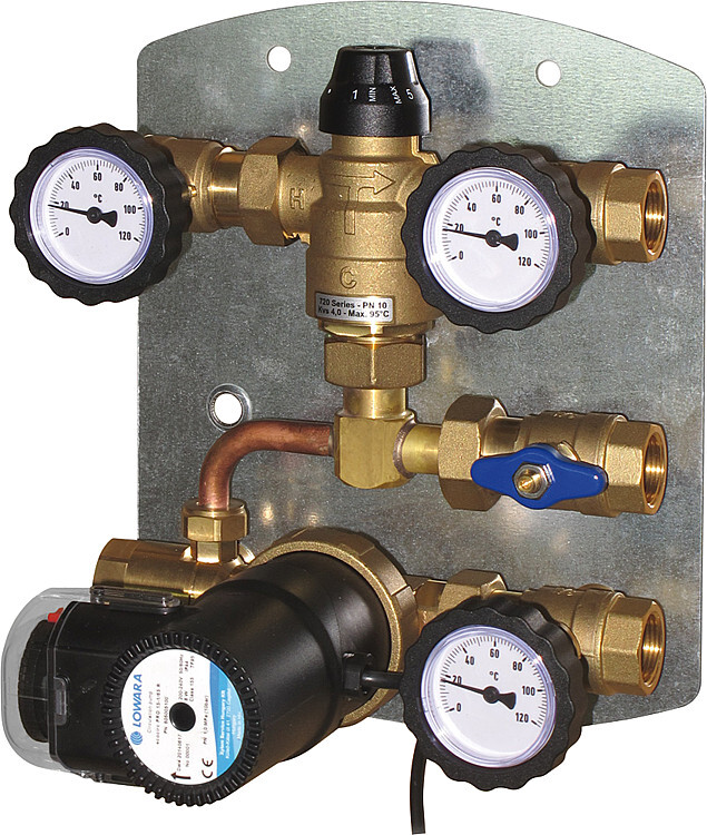 evenes Zirkulationspumpengruppe Easyflow Circ 2 Pumpe Warmwasser Zirkulation DN20 3/4" Circ-2