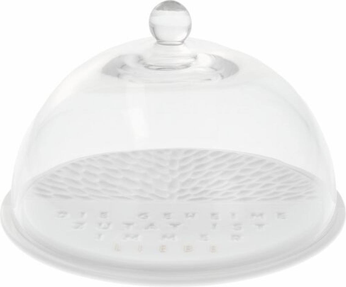 räder Porzellan Cloche "Die geheime Zutat" mit Relief und Decal für Appetizer 17565