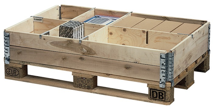 TransPak Aufsatzrahmenteiler Längsteiler H.190mm Sperrholz 7550250