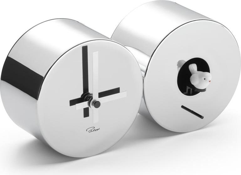 Philippi Cuculo Kuckucksuhr Chrom, 24 cm (l) 215007