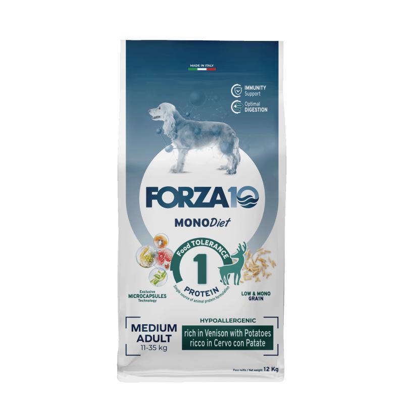SANYpet S.p.A Forza10 Medium MonoDiet Hirsch & Kartoffel 12kg 110012