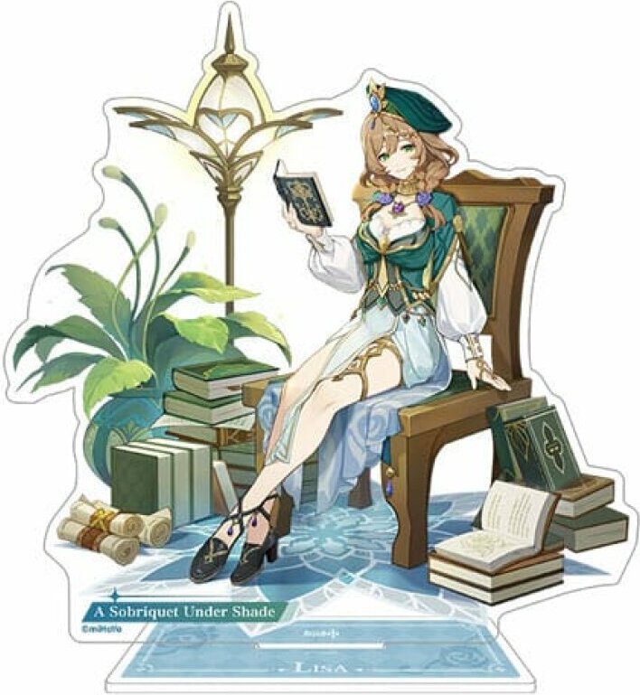 MiHoYo Genshin Impact Teyvat Style Series Acryl Diorama Lisa: A Sobriquet Under Shade 15 cm 925