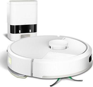 Saugroboter mit Wischfunktion IROBOT Roomba 105 Combo + Autoempty, 2 Stunden Laufzeit, 7000 Pa, 400 ml Tank, Weiß AAAQL46481