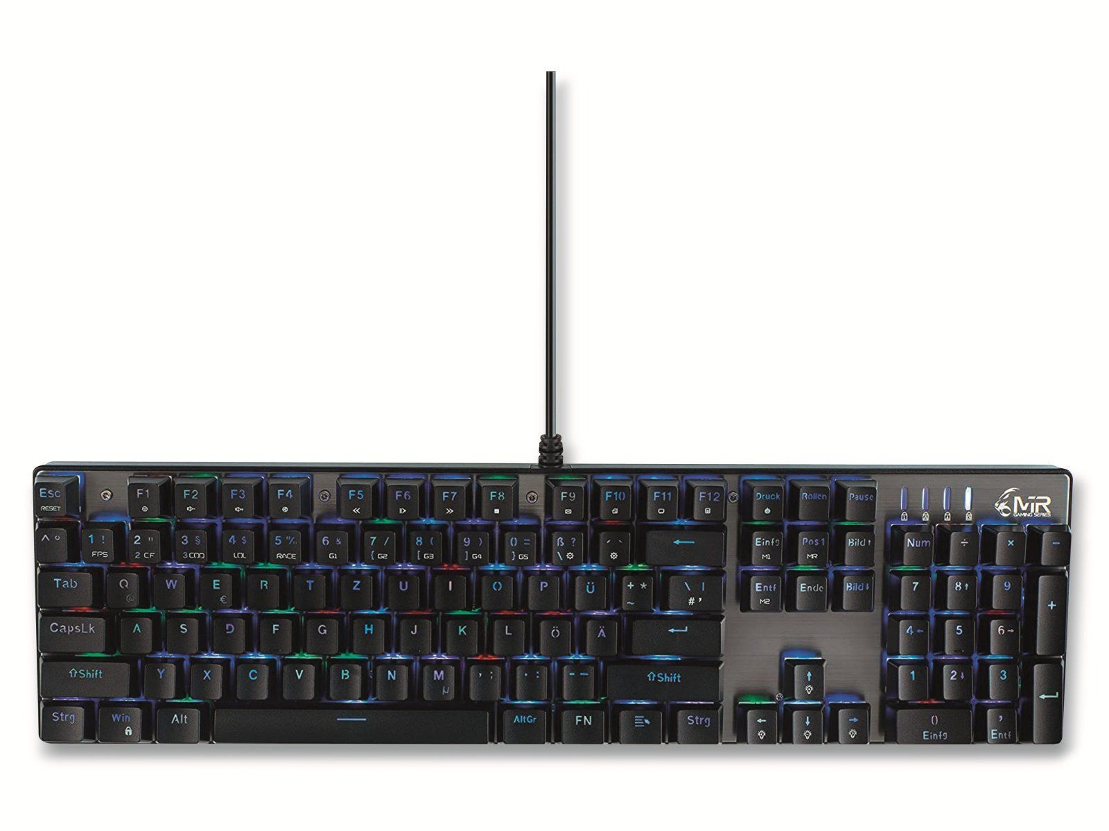 MediaRange MRGS101 Gaming-Tastatur schwarz, silber