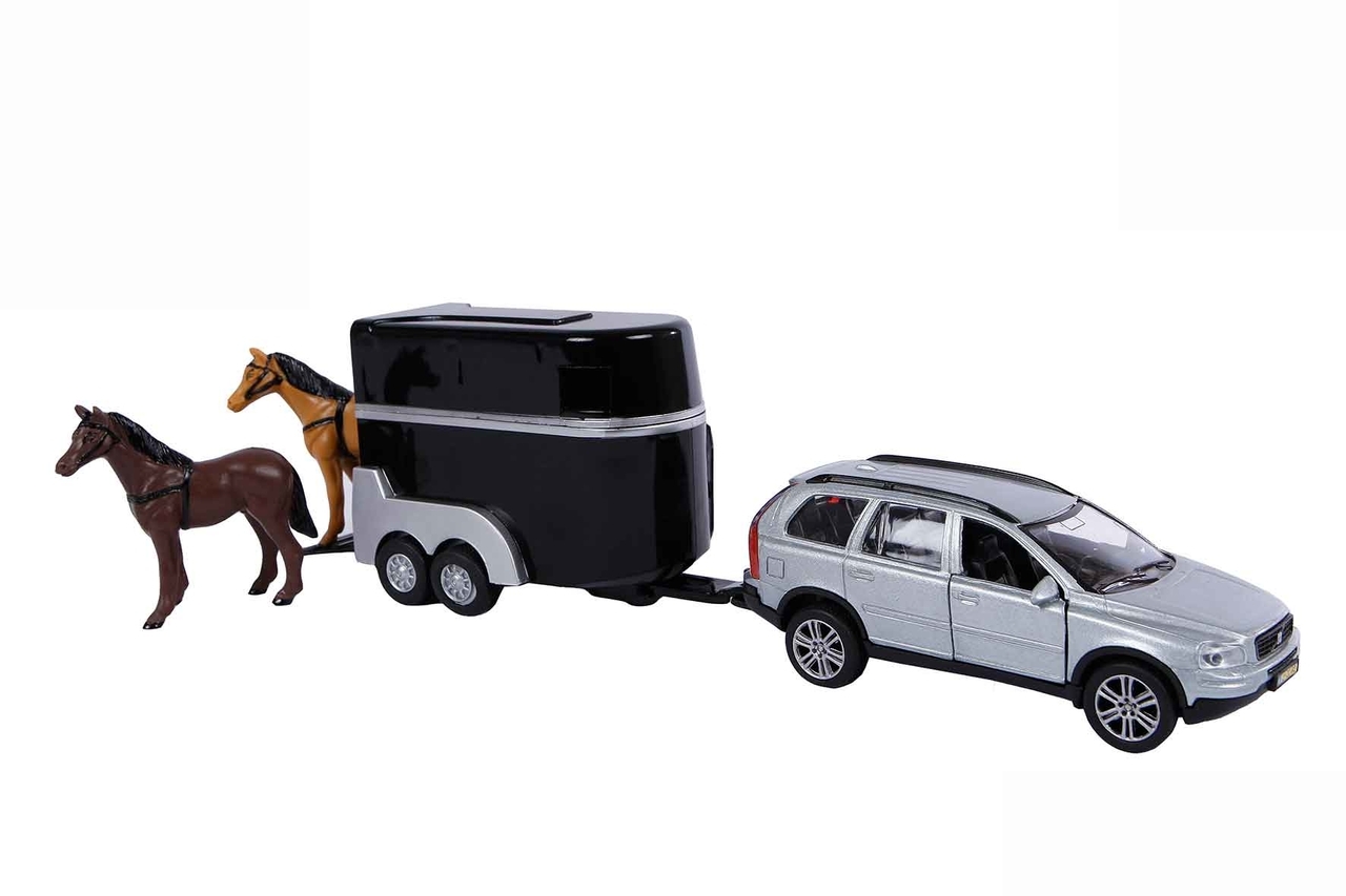 BREIMEIR PKW Volvo m Pferdehänger 25cm Metal Rückzug 218105