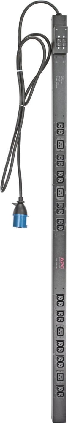 APC Rack PDU - AP7553 - Stromverteilung (Basic, vertikale Montage, 32A, 230V, 20 Ausgänge C13 & 4 Ausgänge C19, IEC 309, 32A)