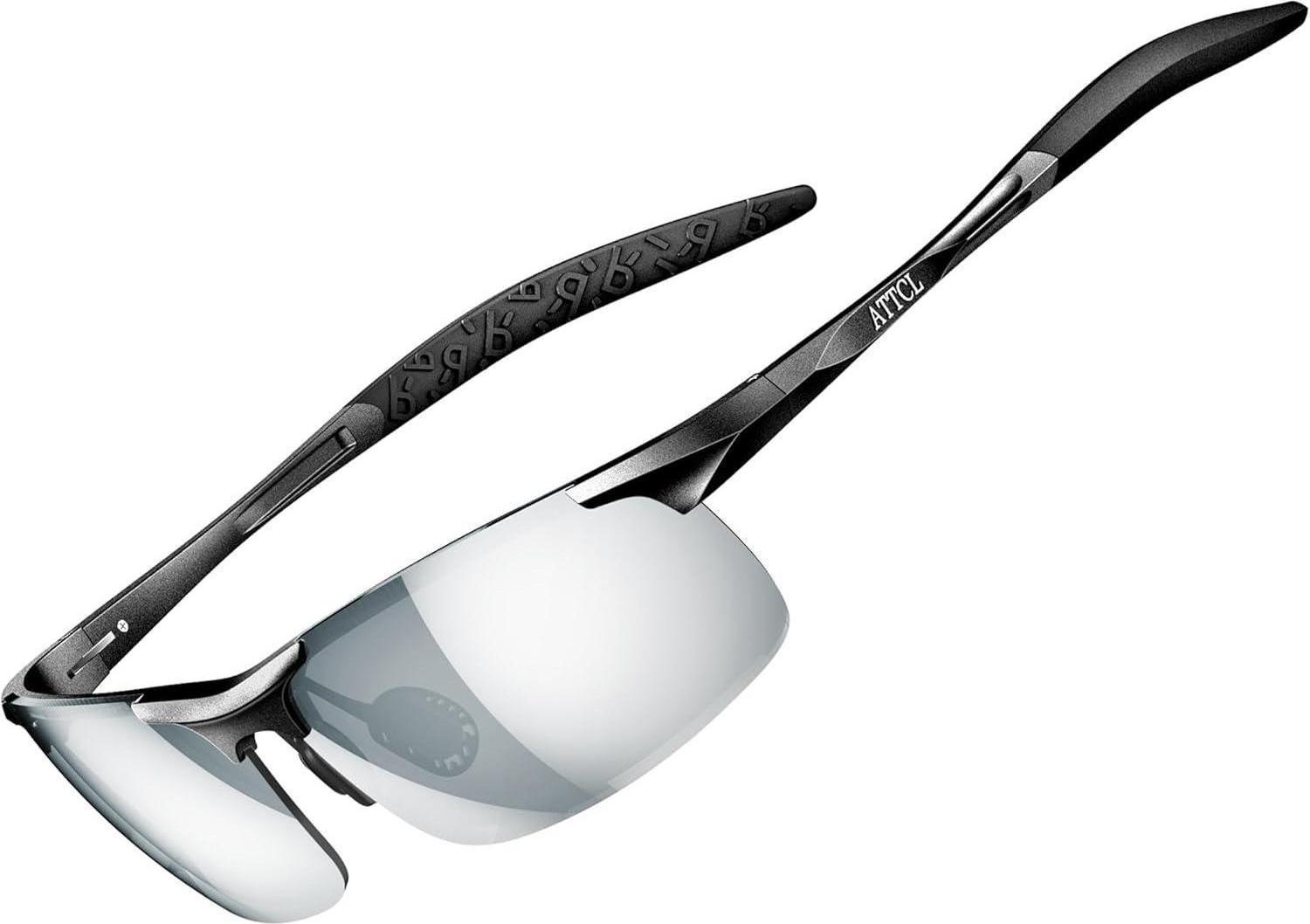 Sonstige ATTCL Herren Polarisierte Metallrahmen Sport Sonnenbrille Ultra Leicht