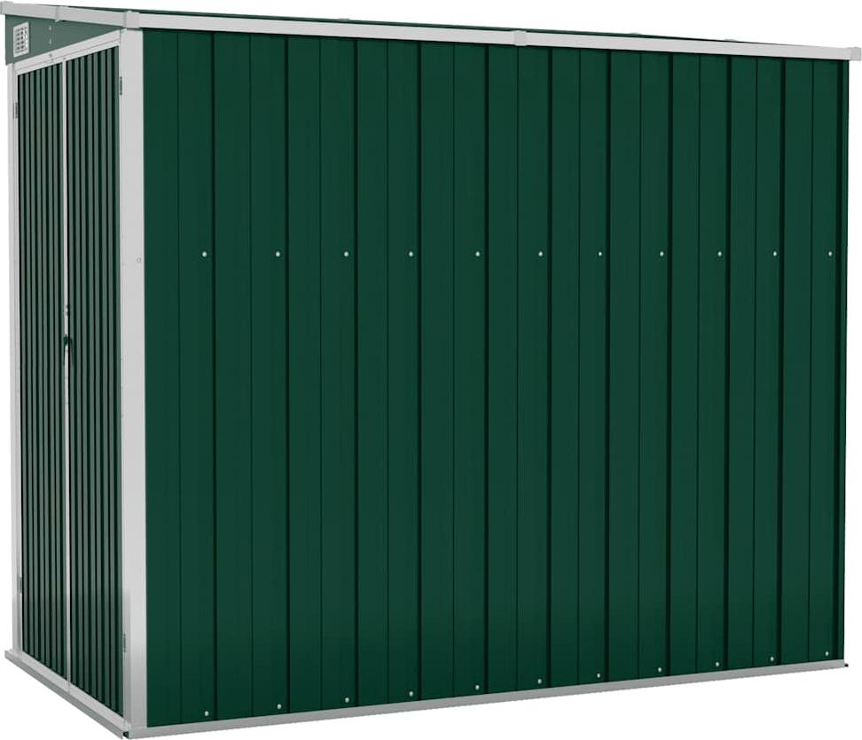 vidaXL Zelený prístrešok 118x194x178 cm Pozinkovaná oceľ