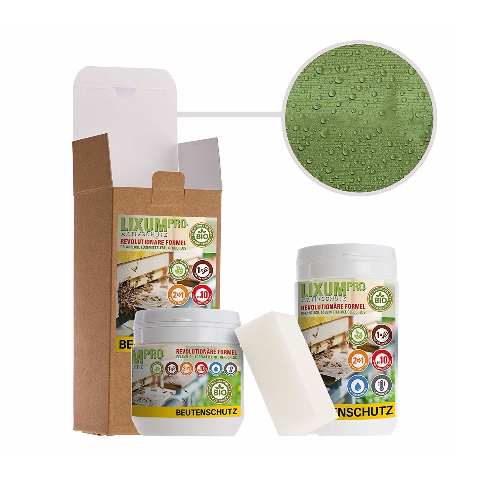 Lixum Pro Beutenschutz Lasur - oliv - 500 ml 402092