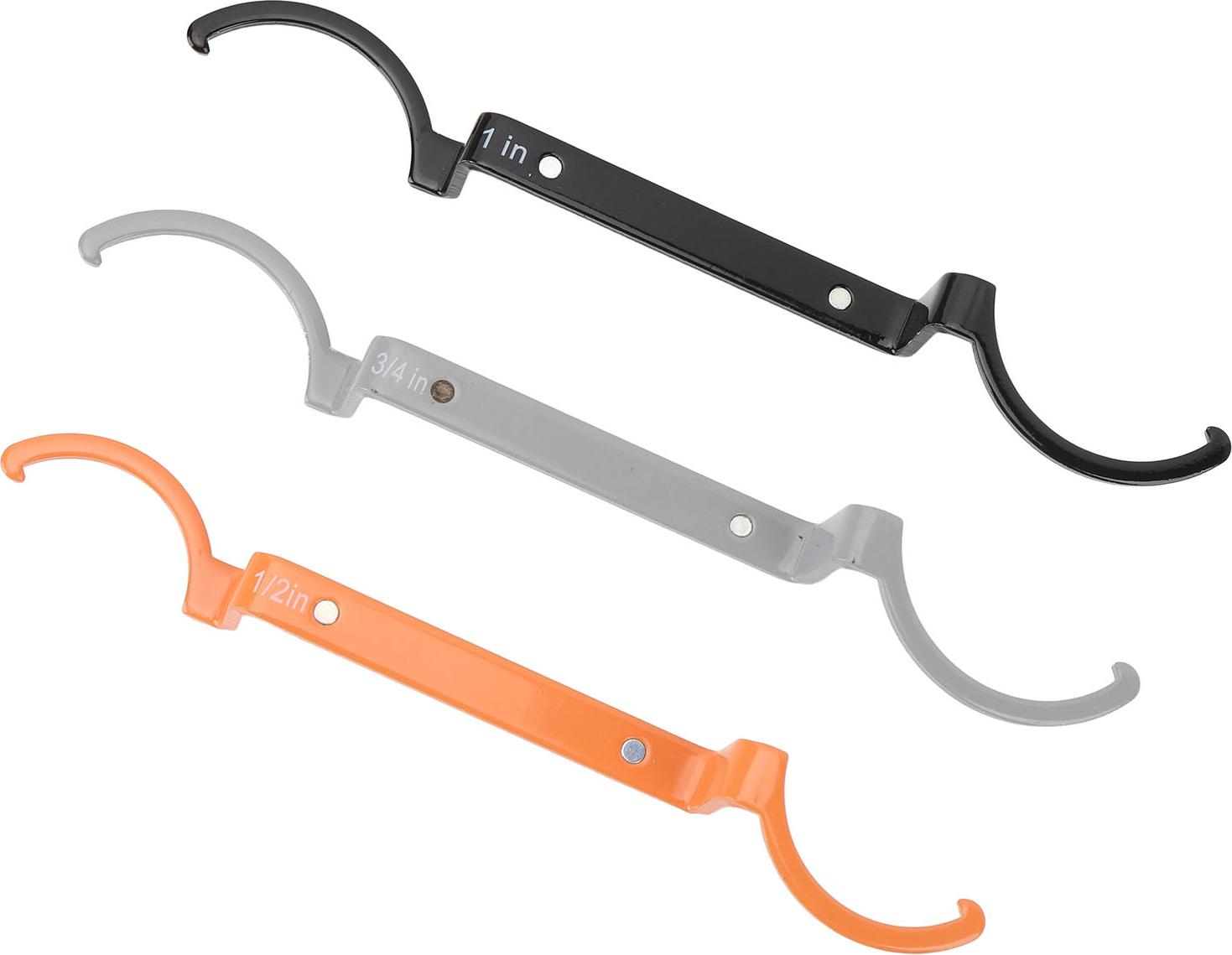 Cocosity 3pcs Lockout -Schraubenschlssel -Kit 1/2 3/4 1 Zoll Legierung Stahlmagnetanleitungen zum Anziehen der Lockerung der Lockermischung