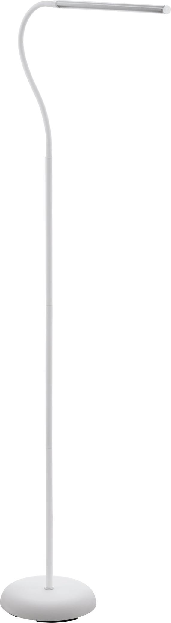 EGLO LED Stehlampe Laroa, Standampe mit Touch, dimmbar in Stufen, Stehleuchte aus Kunststoff in Weiß, Standleuchte, LED Bürolampe neutralweiß 96436