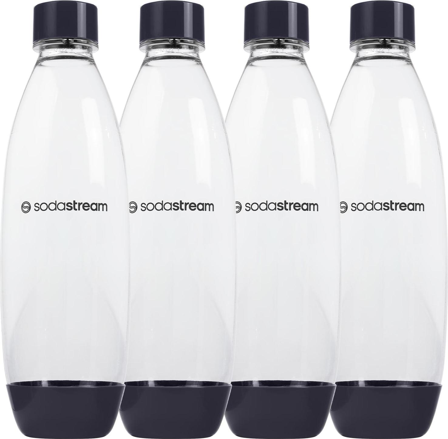 SodaStream Deep Blue Flaschen 4 Stück Spülmaschinenfest