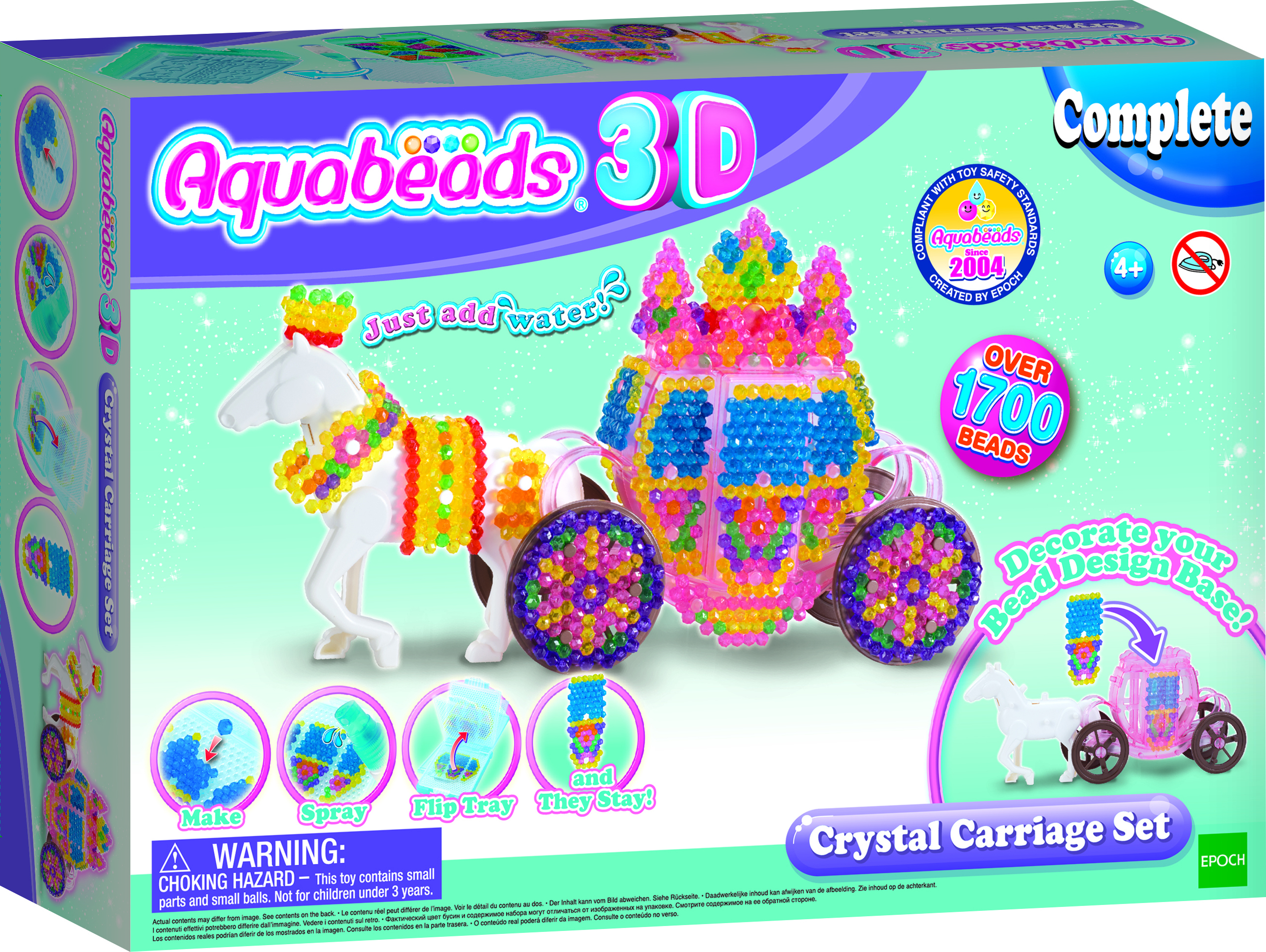 Aquabeads 3D Bastelset "Pferdekutsche" NEU 31363