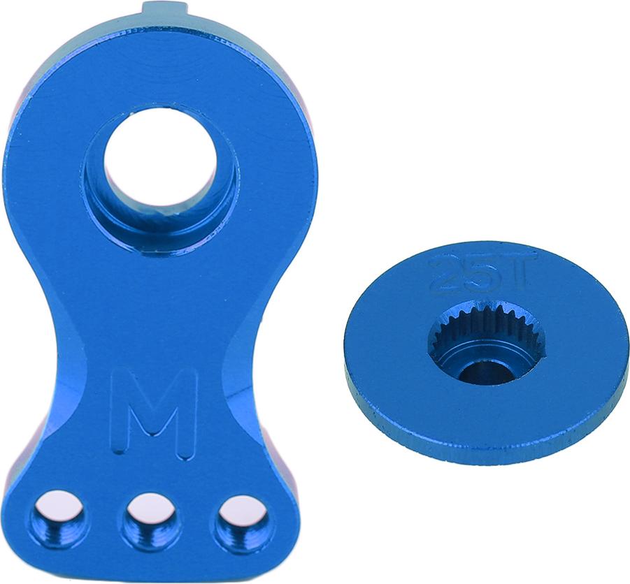 Lixada 25T Puffer Metall Stahl Ring Getriebe Arm RC Fahrzeug für 1/10 1/8 RC Car(N10221NB Blau) K_MX06998-02_251029_20230