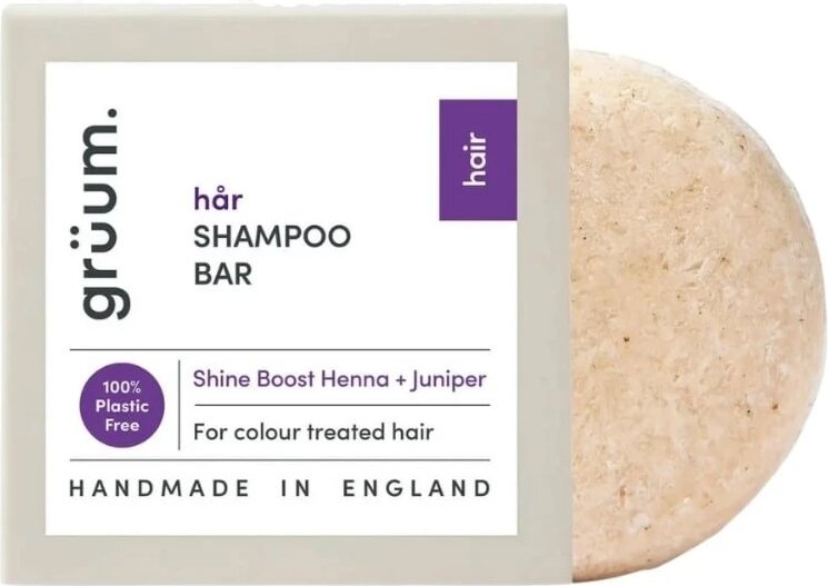Gruum Har Zero Plastic Shampoo-Bar – Glanzverstärkend 50 g