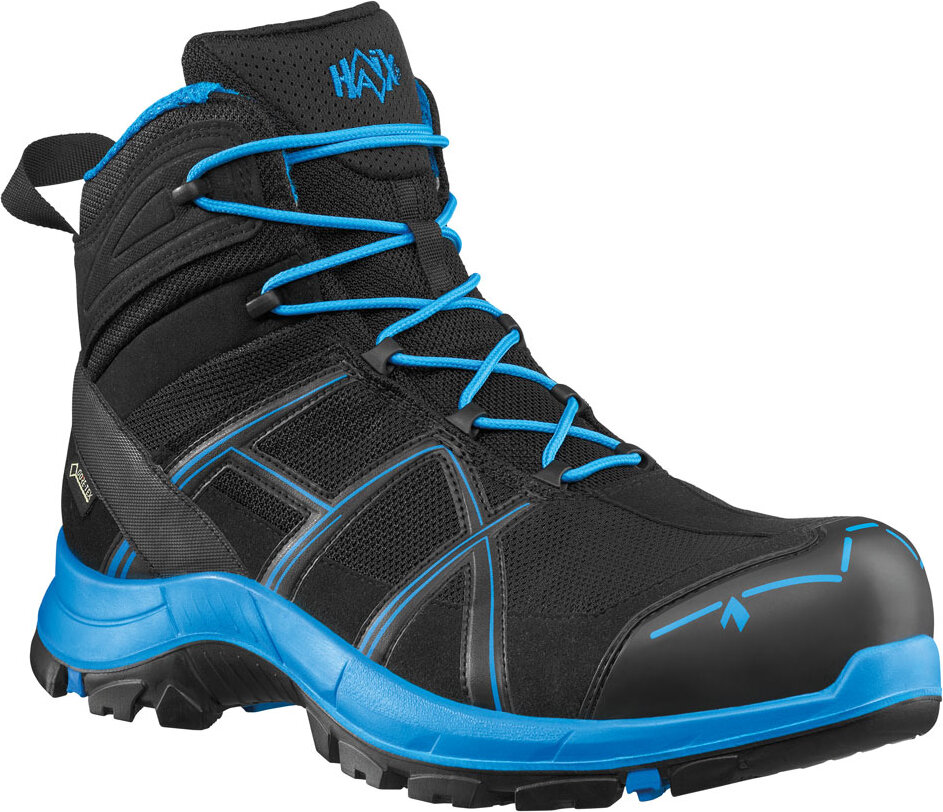 HAIX® HAIX Sicherheitsstiefel Safety 40 MID black-blue S3 Gr. 51 (Uk 15), Schutzstufe:S3, Größe:50 (UK 14,5), Farbe:black-blue, Weite:11 610015.14.5