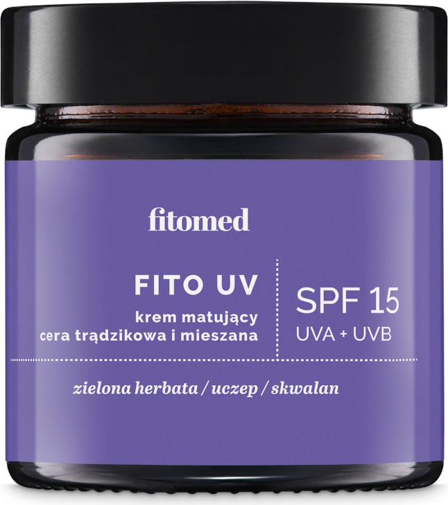FITO UV-Mattierungscreme SPF15 für Akne und Mischhaut 50 ml FITOMED