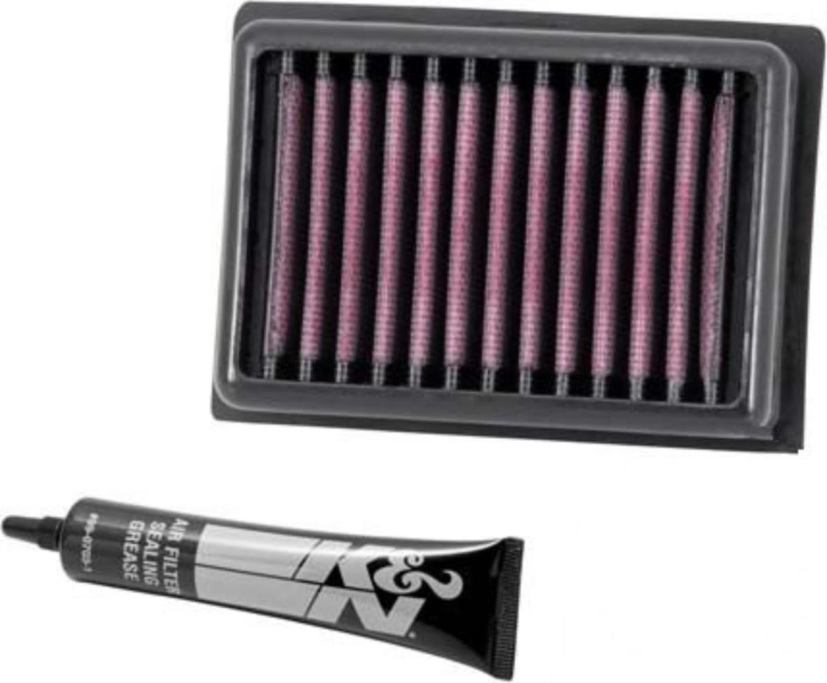 K&N BM-6012 Hochleistungsluftfilter für BMW MOTORCYCLES C Langzeitfilter Quadratisch