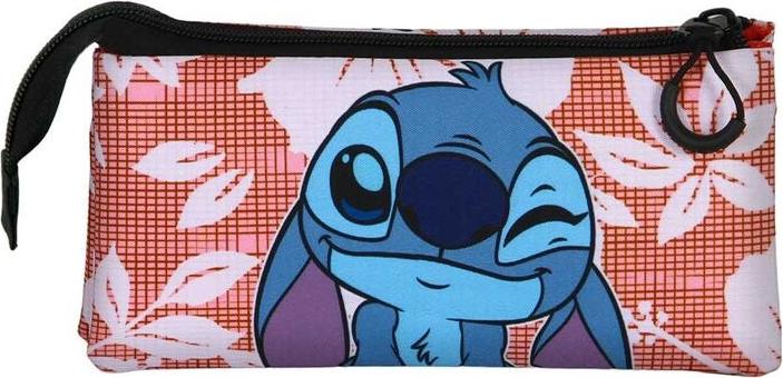 Northix Stitch Maui Dreifach-Federmäppchen für Schulbedarf