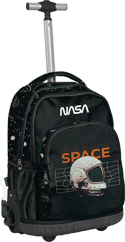 PASO POLSKA SP. Z O. O. SP.K. NASA Schulranze Schultrolley Trolleyrucksack trolley rucksack SPACE SCHWARZ