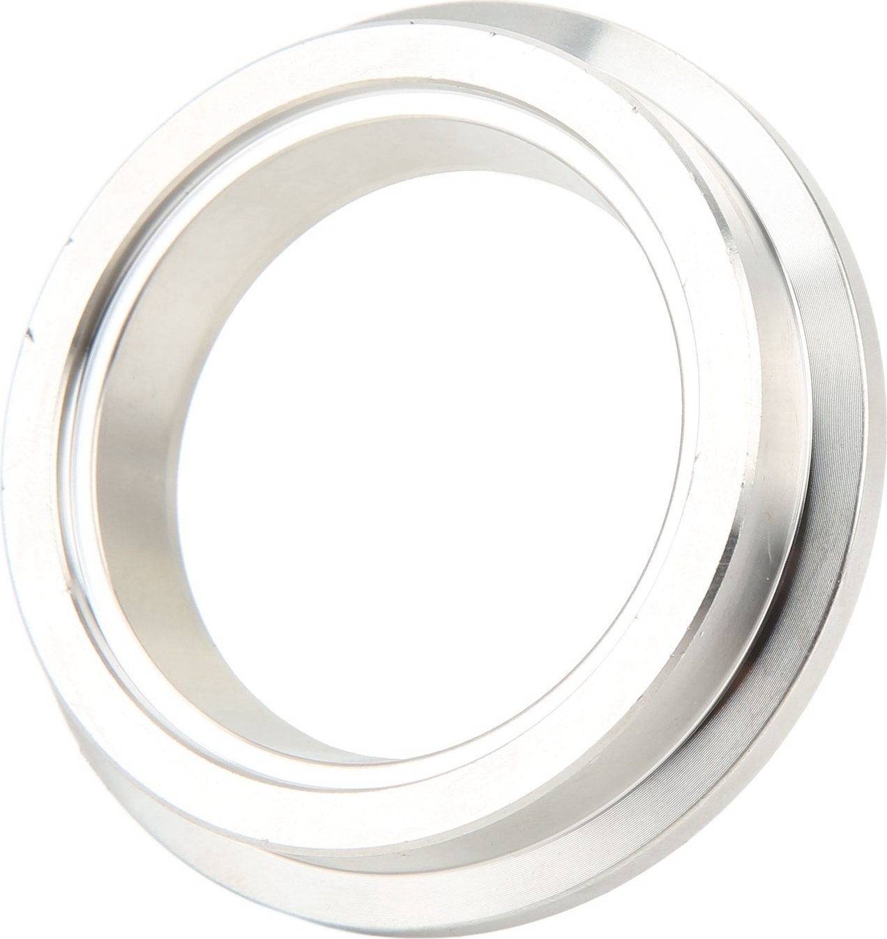 Cocosity Wastegate Einlassflansch,Wastegate Einlass Schweißflansch,44mm Schweißeinlassflansch,Edelstahl Wastegate Einlassflansch,Turbo Wastegate V Band Einlassflansch,Einlassflansch für 44mm Wastegate