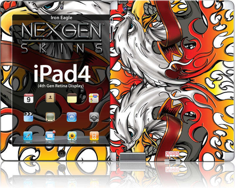 Nexgen skiny s 3D efektom pre iPad 2/3/4 (Iron Eagle 3D)