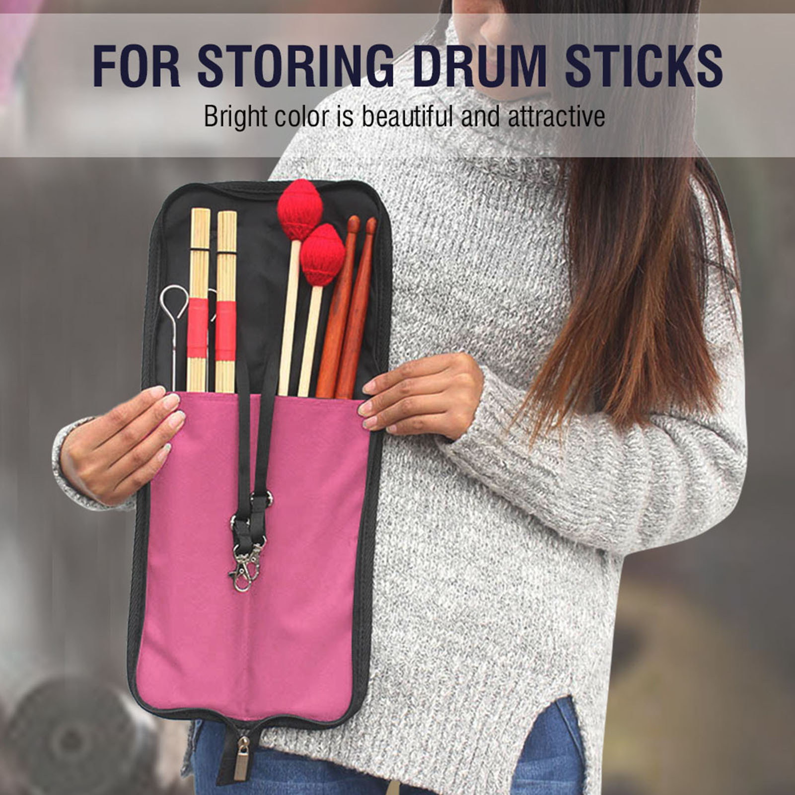 Cocosity Drum Stick Bag,Drum Stick Case,Drum Stick Case,Drum Stick Holder,Drum Stick Bag,Drum Stick Holder