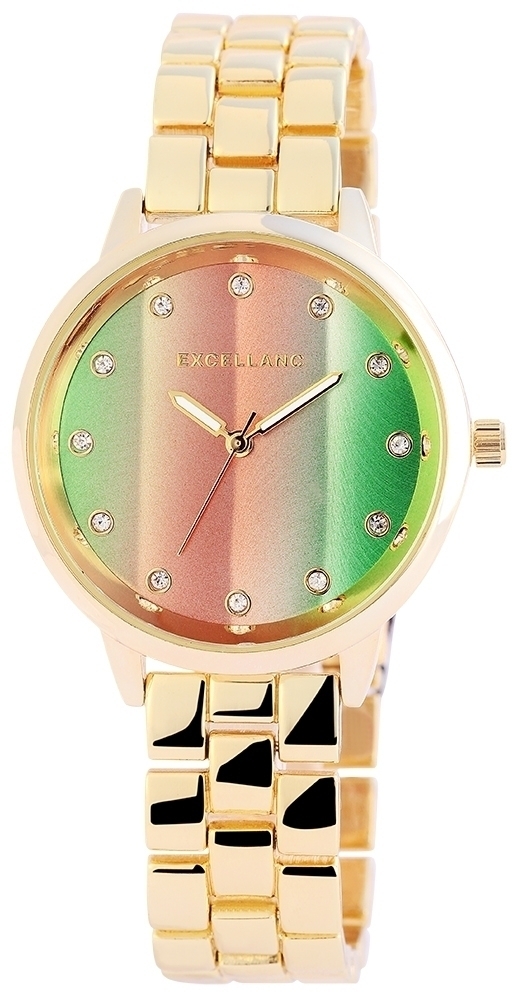 Excellanc Damenuhr mit Metallarmband 180807500007