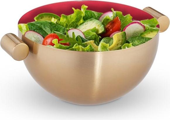 Northix Servierschüssel aus Edelstahl, Gold