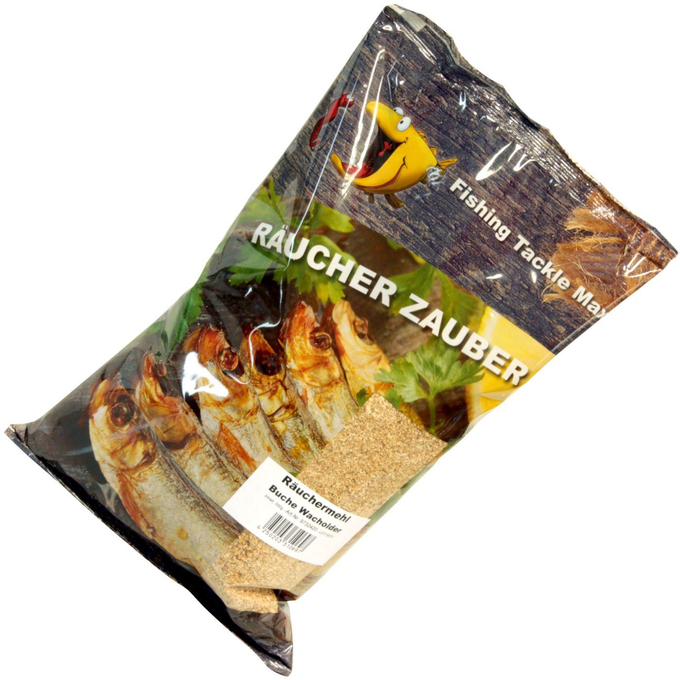 FTM Räuchermehl Buche mit Wacholder 500g - Mehl zum Forelle Räuchern 9732420