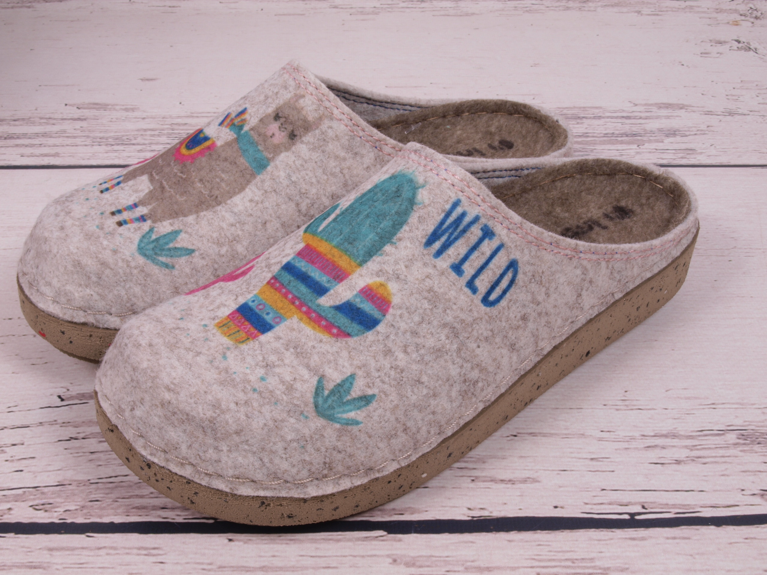 Damen Hausschuhe Inblu ED14-002 grau STAY WILD