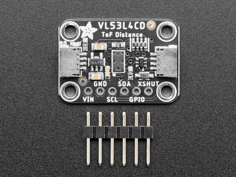 (OOS) Adafruit VL53L4CD Time of Flight Distance Sensor up to 1300mm STEMMA QT Qwiic 5396