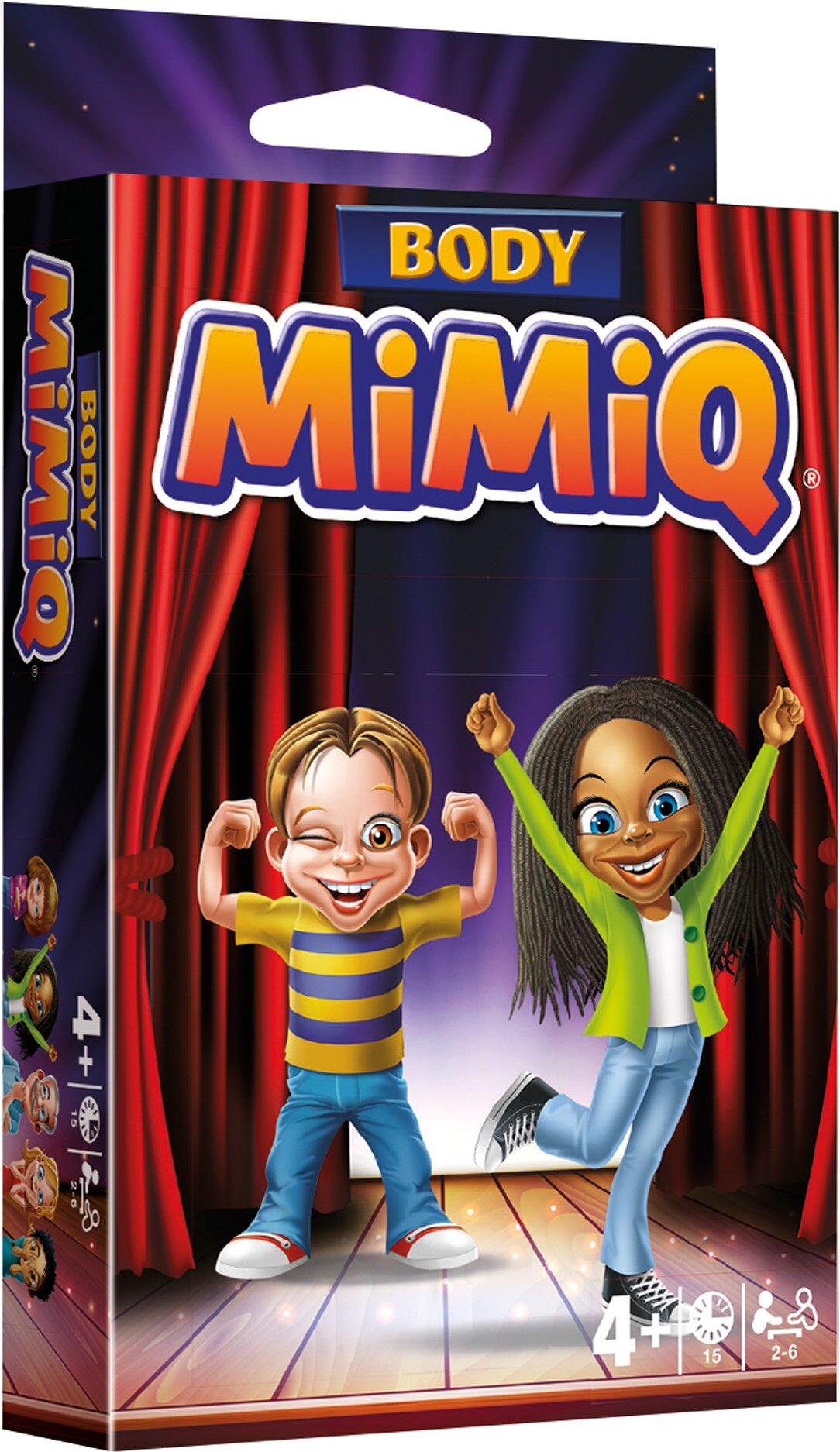 Mimiq Kartenspiel Body für 2-6 Spieler ab 4 Jahren – Körperhaltungen nachmachen MMQ 003