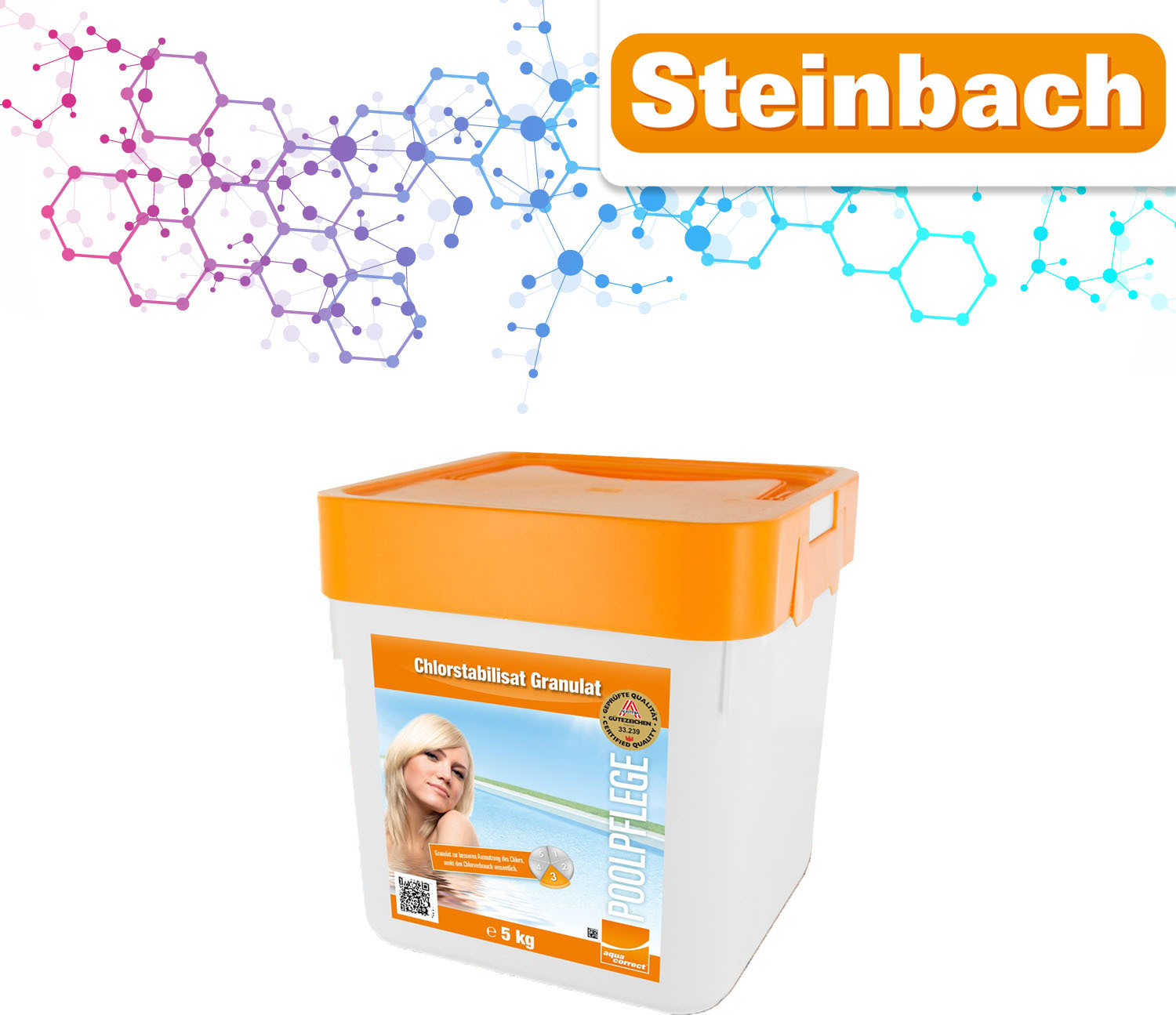 Steinbach Chlorstabilisat 5 Kg Granulat Chlorstabilisator chlor Stabilisator