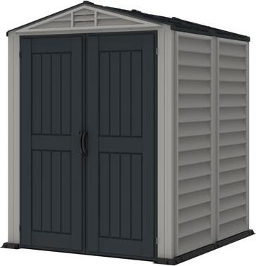 DURAMAX Yardmate Plus Záhradný Domček 28 M² + Podlahová Konštrukcia Vinylový Sivý/Antracit 35525