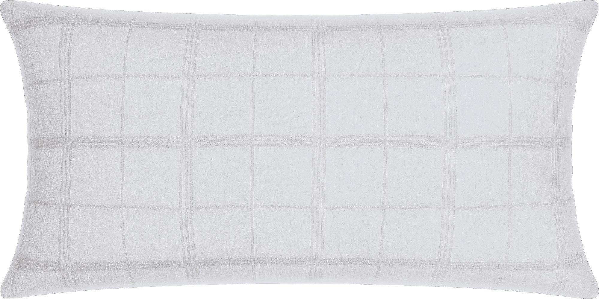 Erwin Müller Kissenbezug Passau" weiß - kochfest 40x80 cm"