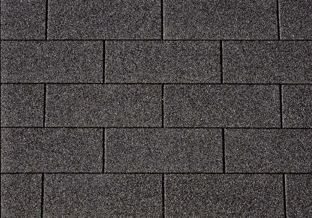 Tuindeco 3 m² Rechteckschindeln schwarz, Schindeln Dachschindeln Dachpappe 40.9970