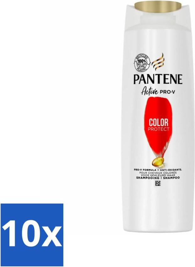 Pantene - Shampoo - Color Protect Volume - Farberhaltung und Volumen - Für coloriertes Haar - 225 ml - Vorteilspack - 10 Stücke 8721410