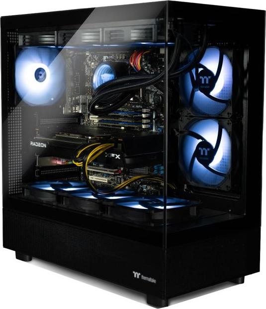 Gaming PC Glasgehäuse mit Intel Xeon 22-Kerne CPU | Nvidia GeForce RTX 3050 | 128 GB RAM DDR4 | 1 TB NVMe M.2 SSD | Mit Wasserkühlung | Windows 11 Pro