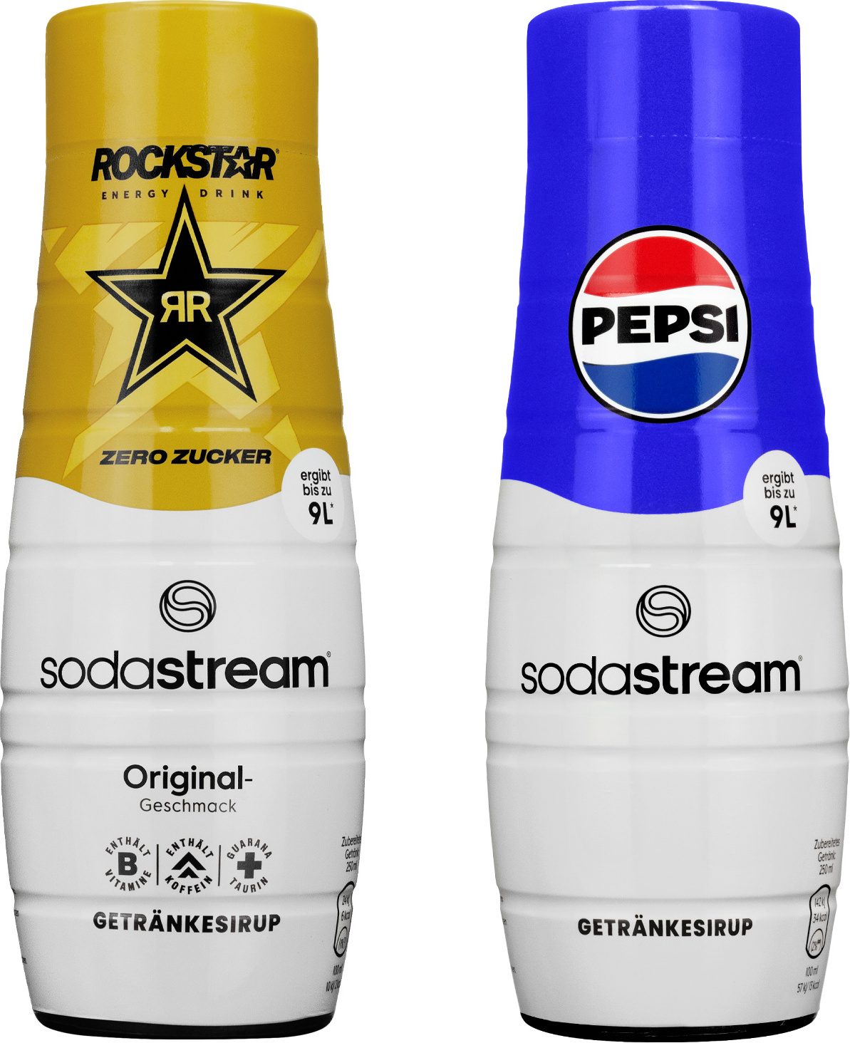 Sodastream Sirup Set Rockstar Zero Energy 440ml Pepsi Konzentrat 2x Pack