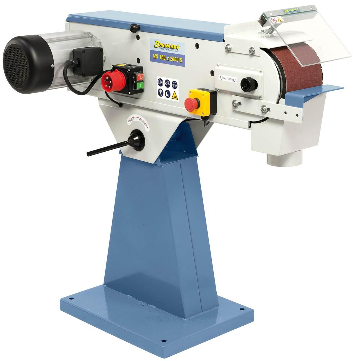 Bernardo Bandschleifmaschine MS 150x2000mm Schleifband 5kW 400V Schleifmaschine Schleifer